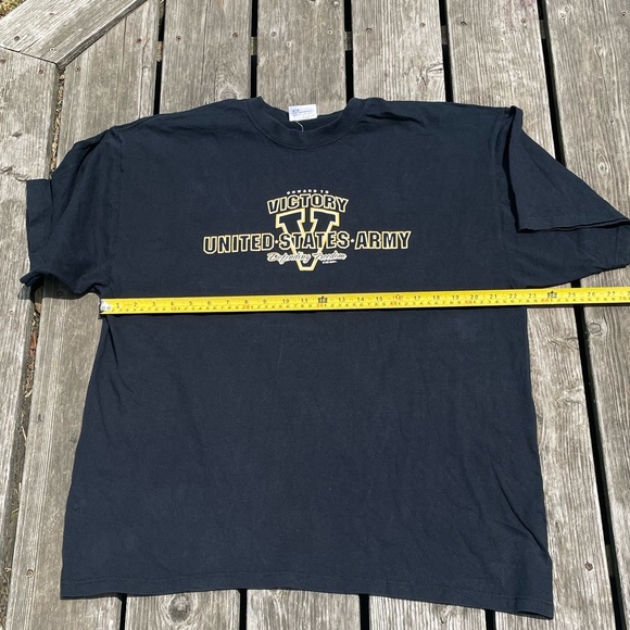 Us army military veteran onwards to victory tee shirt made in the usa - Picture 3 of 4